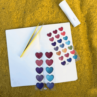 Heart Sticker Sheet- 90s/00s Deadstock Stickers