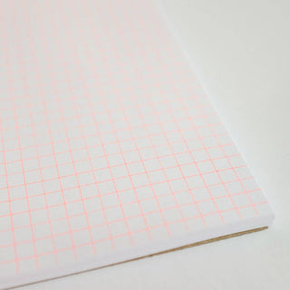 Risograph Orange / Red - A5 Square Grid Notebook