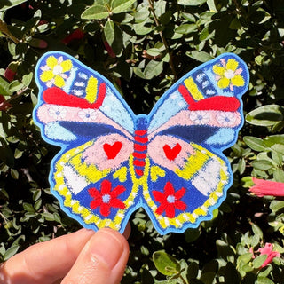 Oil Pastel Butterfly - Vinyl Sticker