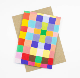 Squares - Greeting Card