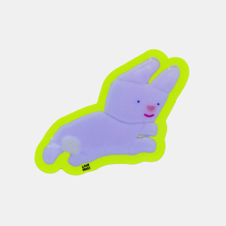 Glass Bunny - Vinyl Sticker