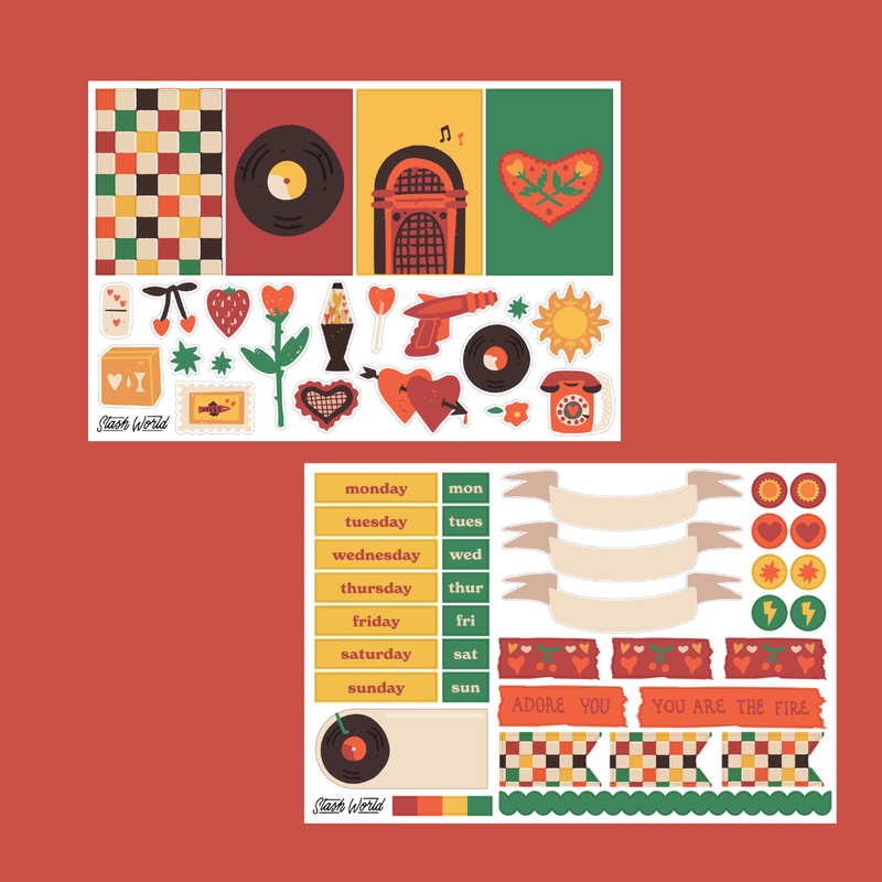 Summer Holidays Journal Sticker Kit - Stash Sticker Club | Stash World ...
