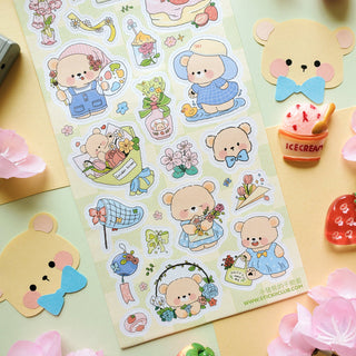Blossom Bears - Sticker Sheet
