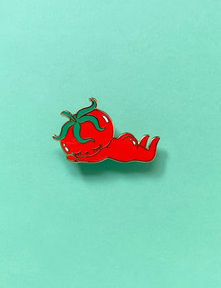 Sleepy Tomato - Enamel Pin