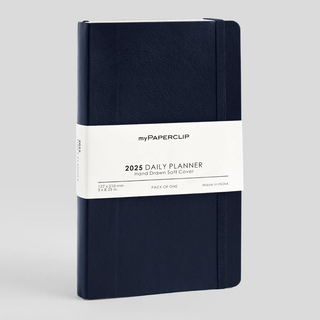 2026 Daily Planner - A5 Softcover Diary (Vegan Leather)