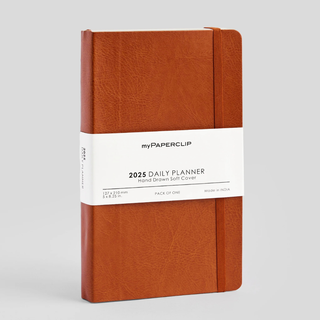 2026 Daily Planner - A5 Softcover Diary (Vegan Leather)