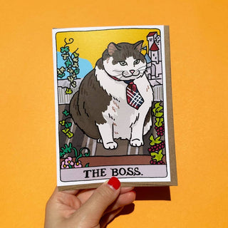 The Boss - Greeting Card-Greeting Cards-Stash World