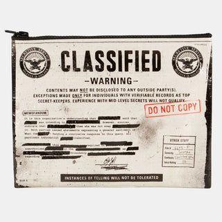 Classified - Zipper Pouch