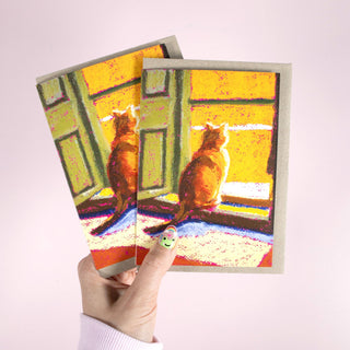 Sun Cat - Greeting Card
