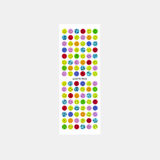 Smiley Faces - Prismatic Stickers
