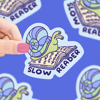 Slow Reader - Vinyl Sticker