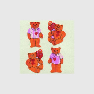 Teddy Bear Sticker Sheets - Off the Roll
