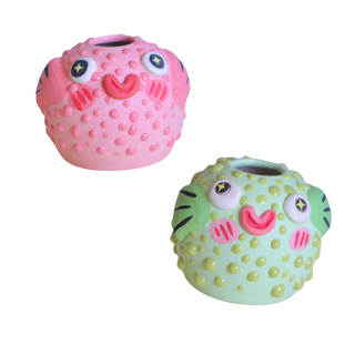 Pufferfish - Small Ceramic Vase