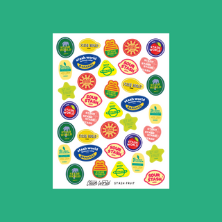 Stash Fruit Stickers - Sticker Sheet
