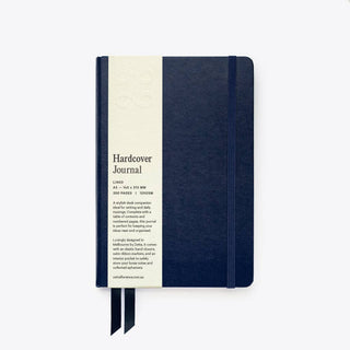 Lined Hardcover Journal - A5 Blue