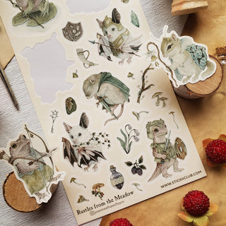 Warrior Critters - Sticker Sheet