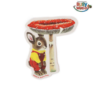 Nicholas Bunny Mushroom - Vinyl Sticker