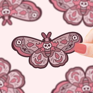 Spooky Moth - Vinyl Sticker