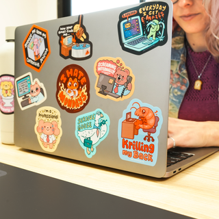 Poop On Company Time - Vinyl Sticker