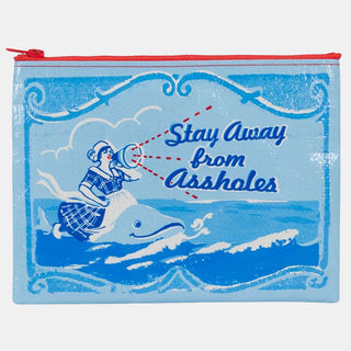 Stay Away from Assholes - Zipper Pouch