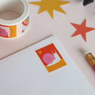 Cute Vibrant Postage - Washi Tape