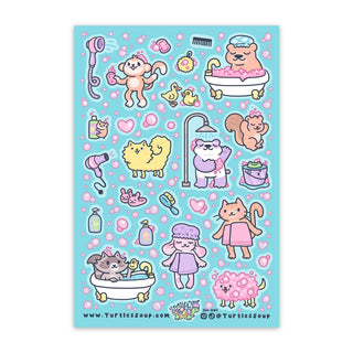 Bath Time - Sticker Sheet