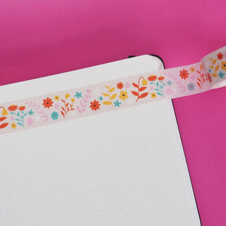 Light Floral Flourish - Washi Tape