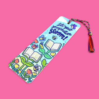 Let Your Imagination Bloom Bookmark with Tassel