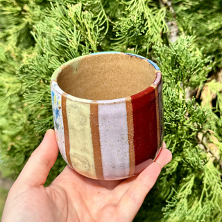 Rainbow Ceramic Pen Holder