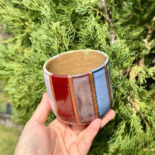 Rainbow Ceramic Pen Holder