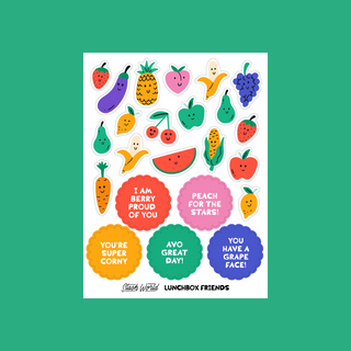 Lunchbox Friends - Sticker Sheet