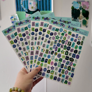 Alphabet - Sticker Sheet