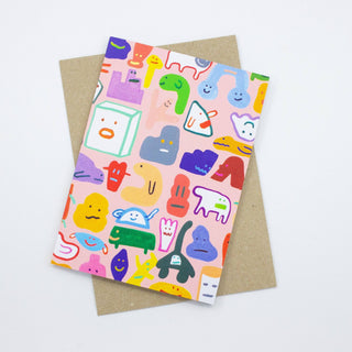 Creatures - Greeting Card