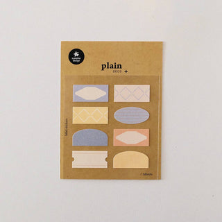 Plain.74: Cute Labels - Sticker Sheet (2 Pack)