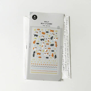 1185: Deco Cats - Sticker Sheet (Nail Stickers)