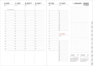 Weekly 2026 Planner - A5 Cats: Pink