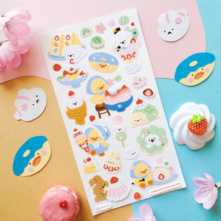 Berry Sweet Friends - Sticker Sheet