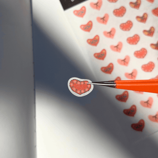 Mini Hearts - Sticker Sheet (Washi Paper)