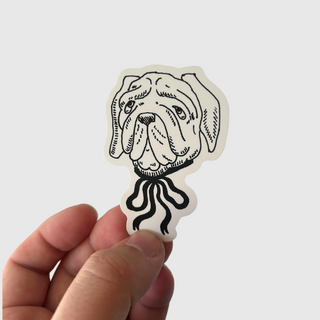 Gay Dog Lucy - Vinyl Sticker