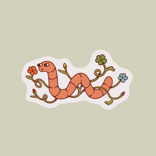 Pride Worm - Vinyl Sticker