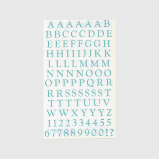 Alphabet Sticker Sheet - Mrs. Grossman's (B-grade)