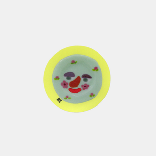 Smiley Bowls Green - Vinyl Sticker