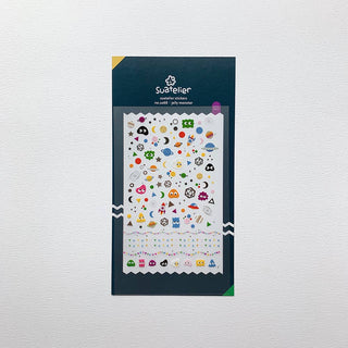 1068: Jelly Monster - Sticker Sheet (Nail Stickers)