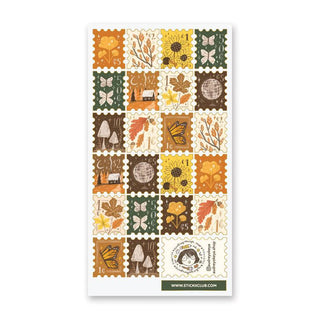 Welcome Fall Stamps - Sticker Sheet