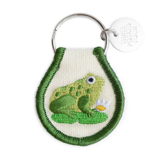 Frog - Embroidered Keychain