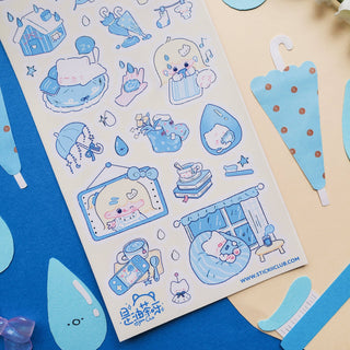 Rainy Day In - Sticker Sheet