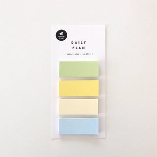 Daily Plan.32: Blue & Green - Sticky Notes