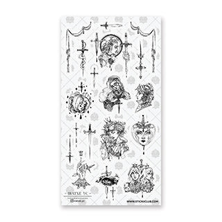 Regal Heroines - Sticker Sheet