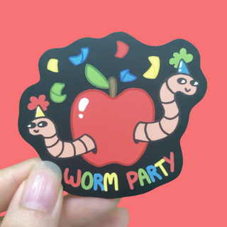 Worm Party - Vinyl Sticker