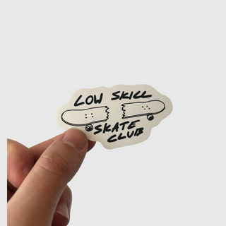 Low Skill Skate Club - Vinyl Sticker